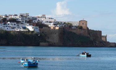 rabat, morocco, medina, africa, sea, nature, boat, seagulls, fortifications