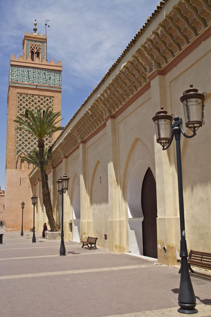 morocco, marrakech, facade, moroccan, ornament, house facade, idyllic, orient, romantic, summer, architecture, north africa, oriental, sunbeams, house, building, idyll, nature, arabia, romance, housewall, arabic, antiquity, tourism, sunny, sightseeing, city wall, palace